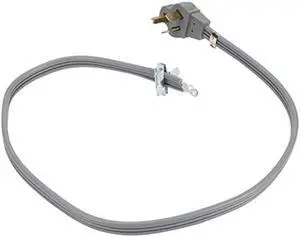 Whirlpool PT220L Genuine OEM 3-Prong 30-Amp Power Cord For Electric Dryers 3-Prong 30-Amp 4 Feet Grey replaces W10830966, 4392905, 3389955, 694045, 4392905R, 4319131, 661592, 687104, 694044