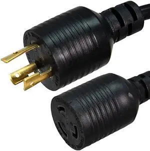 L6-20P to L6-20R Power Cord, 20A, 250V, 12/3 SJT, 15 Foot L6-20P to L6-20R Power Cord, 20A, 250V, 12/3 SJT, 15 Foot