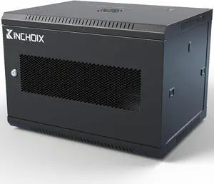 Wall Mount Network Server Cabinet 9U Network Rack Enclosure for Computer Routers Switches Networking Electronic Equipment, Removable Side Panels & Locks, 19.7in Depth