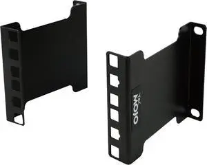 Server Rack Depth Extender - 2U - 4inch / 10 cm - TAA Compliant - Recessed Rack Adapter - Rack Mount Adapter Kit - Network Rack Extender
