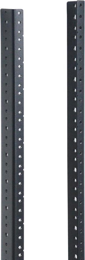 RIVECO 16U Vertical Rack Rails Kit Heavy Duty Server Rack Mount Rails 2PCS Black