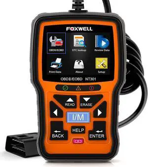 FOXWELL NT301 OBD2 Scanner Live Data Professional Mechanic OBDII Diagnostic Code Reader Tool for Check Engine Light