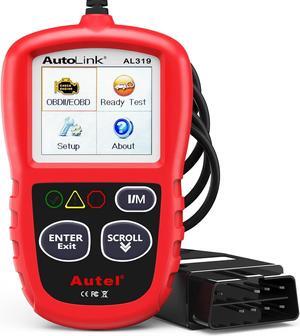 Autel Professional OBD2 Scanner AL319 Code Reader, Enhanced Check and Reset Engine Fault Code, Live Data, Freeze Frame, CAN Car Diagnostic Scan Tools for All OBDII Vehicles After 1996, 2024 Upgraded