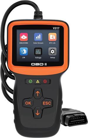 Scanner Diagnostic Tool, Vehicle Check Engine Code Readers with Reset & I/M Readiness & More, Car OBDII/EOBD Diagnostic Scan Tool for All Vehicles After 1996