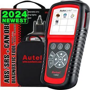 Autel AutoLink AL619 Scanner, 2024 ABS SRS Airbag Warning Light Diagnostic Scan Tool, Up of AL519 ML519 ML619, 10 OBDII Test Modes, DTCs Lookup, Live Data, Turn Off Check Engine Light OBD2 Code Reader