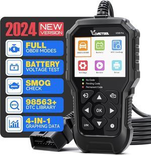 VDIAGTOOL VD30 Pro Car Code Reader, OBD2 Scanner Diagnostic Tool for Cars and Trucks, Check Engine Code Reader, OBD2 Scanner with Reset, Live Data, Freeze Frame, I/M Readiness for All OBDII Vehicles