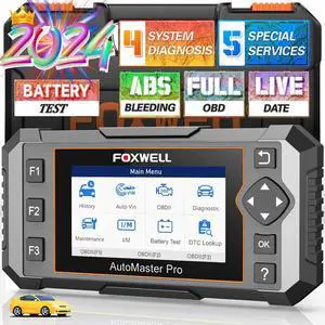 NT614 Elite OBD2 Scanner with 5 Resets ABS Bleeding/SAS Calibration/Oil/EPB/Throttle, Upgrade of NT604 Code Reader Scan Tools, ABS SRS Engine Transmission Battery Test Car Scanner