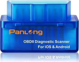 Panlong OBD2 Scanner Bluetooth for iPhone iOS Android OBDII Car Diagnostic Scan Tool Engine Fault Code Reader
