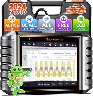 FOXWELL NT710 Scan Tool fit for BMW/Mini/Rolls-Royce Scanner,Bidirectional Diagnostic Tool Full System OBD2 Code Reader,Battery Register All Reset Service ABS SRS Airbag Light Oil Injector,ECU Coding
