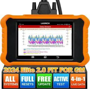 2024 LAUNCH Creader Elite V2.0 fit for GM Bi-Directional Scan Tool, All Reset Full System Diagnostic Scanner, AUTOVIN, Full OBD2 Code Reader for Buick/Chevrolet/Cadillac/GMC, Lifetime Free Update
