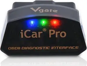 Vgate iCar Pro Bluetooth 4.0 (BLE) OBD2 Fault Code Reader OBDII Code Scanner Car Check Engine Light for iOS/Android