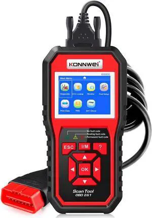 KW850 Professional OBD2 Scanner Auto Code Reader Diagnostic Check Engine Light Scan Tool for OBD II Cars After 1996(Original)
