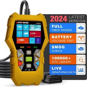 MOTOPOWER MP69040 Car OBD2 Scanner Check Engine Fault Code Reader Diagnostic Scan Tool, Yellow