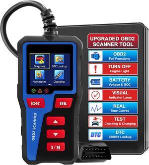AT300 Car Code Reader, OBD2 Car Code Scanner Check Engine Light Fault Code Reader Scanner CAN Diagnostic Tool for All OBDII Protocol Cars,Cranking Test