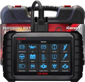 Bidirectional Scan Tool, OBD2 Diagnostic Scanner iCarsoft CR Max (Enhance Version) for All System, 27 Reset+Extra 38 Service-Oil/EPB/BMS/SAS/SRS/ABS etc. Active Test, 4-in-1 Live Graphing,Free Update