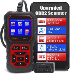 Car OBD2 Scanner Code Reader Engine Fault Code Reader iKiKin AT500 Professional Reader Scanner Diagnostic Tool Check Engine Light Scan Tool for OBD II Protocol Cars Since 1996