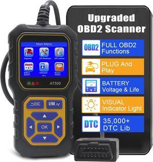Car OBD2 Scanner Code Reader Engine Fault Code Reader iKiKin AT500 Professional Reader Scanner Diagnostic Tool Check Engine Light Scan Tool for OBD II Protocol Cars Since 1996