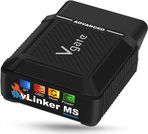 Vgate vLinker MS Bluetooth OBD2 Car Scan Tool for iPhone/iOS, Android & Windows, Supports Multiple CAN Protocols (GMLAN, MS CAN, CH CAN, LS CAN)