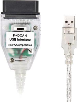K+CAN k+dcan Cable USB Interface Compatible with Inpa Cable BMW Switch FT232RL for BMW E-Series obd2 Scanner Diagnostic Tool Code Reader Car Ediabas