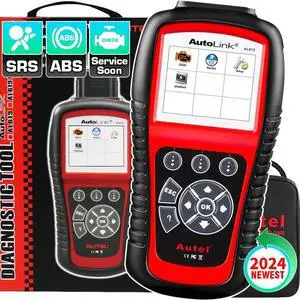 Autel AutoLink AL619 OBD2 Scanner, ABS SRS Airbag Warning Light Scan Tool, Turn Off Check Engine Light Car Diagnostic Tool, 10 OBDII Test Modes, Live Data, Freeze Frame, 2024 Upgraded of ML619 AL519