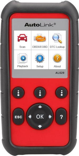 Autel AutoLink AL629 Diagnostic Scan Tool for ABS SRS Engine Transmission,CAN OBDII Scanner DIY Professional Code Reader