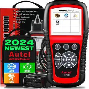 Autel AutoLink AL619 2024 Newest Car ABS SRS & CAN OBD2 Diagnostic Scan Tool, Read Erase DTCs for ABS Airbag & Full OBDII with Live Data, DTCs Library, Upgrade of AL519 ML519 ML619 Autel AutoLink AL619 2024 Newest Car ABS SRS & CAN OBD2 Diagnostic Scan Tool, Read Erase DTCs for ABS Airbag & Full OBDII with Live Data, DTCs Library, Upgrade of AL519 ML519 ML619