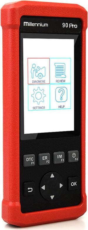 LAUNCH Millennium 90 Pro Car OBD2 Scanner Diagnostic Tool, Full OBD II Car Code Reader, Check Engine/ABS/SRS/Transmission Car Scanner with Oil/EPB/BMS/ABS Bleeding/SAS Reset, Lifetime Free Update