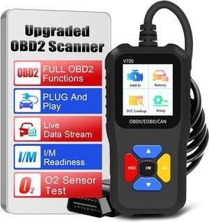 Car Code Scanner, OBD2 Car Code Reader V700 Check Engine Light Fault Code Reader Scanner CAN Automotive Diagnostic Tool for OBDII Cars Since 1996