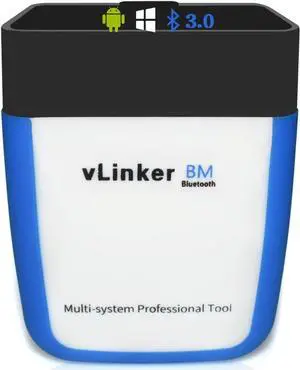 Vgate vLinker BM OBD2 Bluetooth Code Reader, OBDII Scan Tool for Android & Windows - Made for BimmerCode