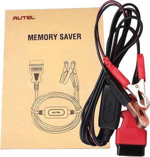 Autel MaxiBAS BTMS OBDII Battery Tester Memory Saver Preserves Vehicle Codes Electronic Presets Provides Power to Vehicles Computer Maintain Data Surge Protection Attaches to 12 Volt Backup Battery