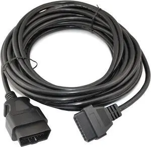iKKEGOL 33 Feet/10 M OBD2 OBDII 16 Pin Car Male to Female Extension Cable Diagnostic Extender