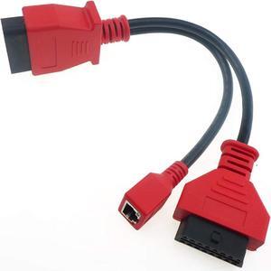 OBD2 Cable Connector for Autel MaxiSYS Pro MS908P Scanner Adapter, Programming Cable for BMW, 16Pin OBD II Adapter Connector Cable Scan Tool