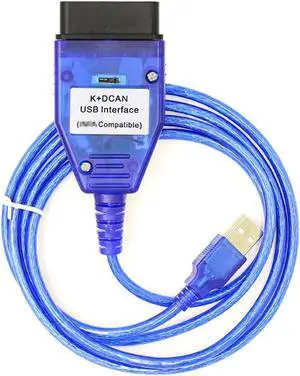 Autogeek for K+DCAN OBD2 Cable Switch FTDI FT232RL Tools EDIABAS NCS Expert ISTA