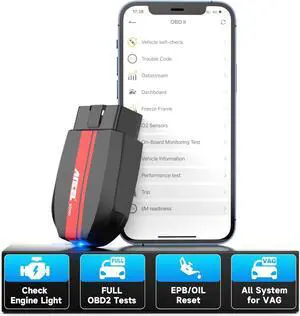 VD700 Full Systems Diagnostic Tool Fit for Volkswagen VW Audi Skoda Seat, All Functions OBD2 Scanner Car Code Reader for VAG Vehicles with Battery Registration EPB Reset (Upgraded VD500)