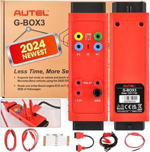 Autel 2024 G-BOX3 Accessory Tool, Upgraded of Gbox2, Gbox3 Adapter for Mercedes-Benz/for BMW, Works W/MaxiIM IM508(S) + XP400, IM608 PRO II, IM608S II, IM608 PRO 2 Scanner