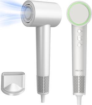 Ionic Hair Dryer, 110000 RPM Professional High-Speed Blow Dryer 200 Millions Negative Ionic Care Hair Dryers for Women, Fast Drying, Low Noise Thermo-Control Hairdryer, Travel with Magnetic Nozzle