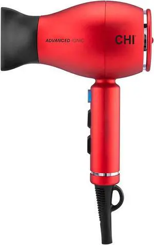 CHI 1875 Series Advanced Ionic Compact Hair Dryer, Blow Dryer For Ultra-Fast Hair Drying, Reduces Frizz & Increases Shine, 3 Heat + 2 Speed Settings, 16 Oz