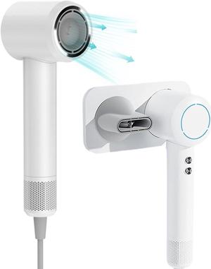 High-Speed Ionic Hair Dryer - 110000 RPM Brushless Motor Negative Ionic Blow Dryers for Fast Drying Quiet Low Noise Thermo-Control Professional Hair-Dryer (White)