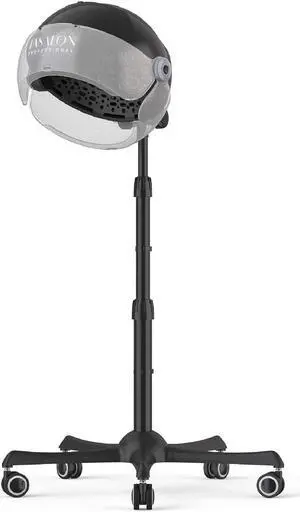 TASALON Ionic Hooded Hair Dryer - 1875W Bonnet Dryer with 3 Temperature Settings - Portable Standing Dryer for Home and Salon