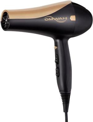 OMWAH Professional Blow Dryer - Powerful 1600W-1875W Salon-Quality Hair Dryer with Customizable Settings, Cool Shot Button, and Versatile Attachments for Stunning, Frizz-Free Hair Styling