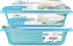AIR U+ Upgraded Wet Mop Refills for Swiffer Sweeper Wet Pads, 60 Count