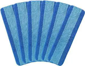 6 Pack Microfiber Mop Pads for Bona Microfiber Cleaning Pad Compatible with Bona Mop for Hardwood Floor 18 Inch