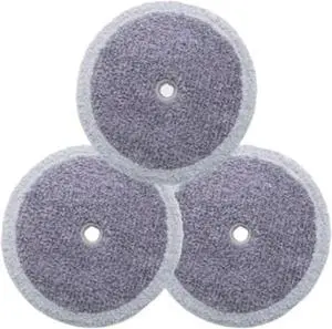 EVERYBOT Replacement Accessory of Three-Spin and Edge, Washable Mother Yarn Mop Pads for Robot (6pcs)