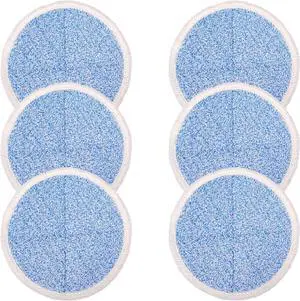 6 Pack Replacement Pads for Bissell Spinwave 2124,2039A,2307,23157,20391,20399 Powered Hard Floor Mop