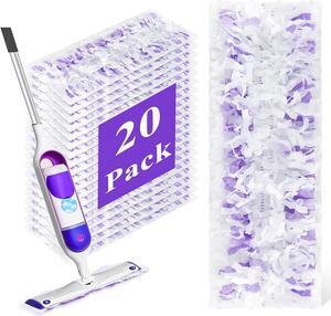 20 Count Disposable Mop Refills for Swiffer Power Mop Multi-Surface Floor Mop and Swiffer Power Mop Wood MopCompatible with Swiffer Power MopReplacement Pads for Floor Cleaning