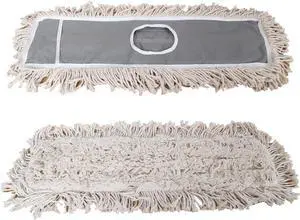 2 Pack of 24" Cotton Refills for Industrial Class Floor Dust mop Series Can be fit with Others
