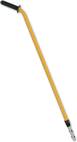 Rubbermaid Commercial Products HYGEN Quick-Connect Ergonomic Extension/Extendable Handle/Stick, 48"-72", Yellow, for Janitorial/Professional Microfiber Floor Cleaning/Mopping