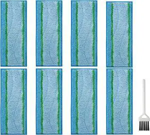 8 Pack M6 Mopping Wet Pads for iRobot Braava Jet m6 6110, 6012, 6112, 6113, Ultimate Robot, Wet Mopping Pads Compatible with Braava Jet m Series, Washable and Reusable Roomba Mop Pads