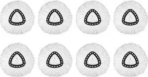 Mop Heads Replacement for O-Ceda Easy Wrin Spin Mop, Microfiber Spin Mop Refills, Easy Cleaning Mop Head Replacement (8)