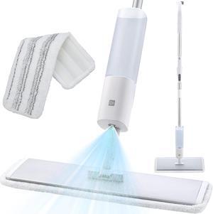 VENETIO Bluefish Spray Mop for Floor Cleaning with Reusable Washable Microfiber Pads Set & Refillable Sprayer, Enhanced Dry and Wet Flat Mop Kit Ideal for Hardwood, Laminate, Tile, Vinyl - Home Basic